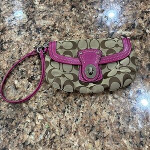 Coach wristlet